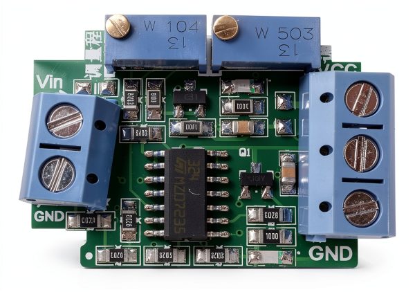 DONGKER Voltage to Current Converter Module 4-20mA Output-0