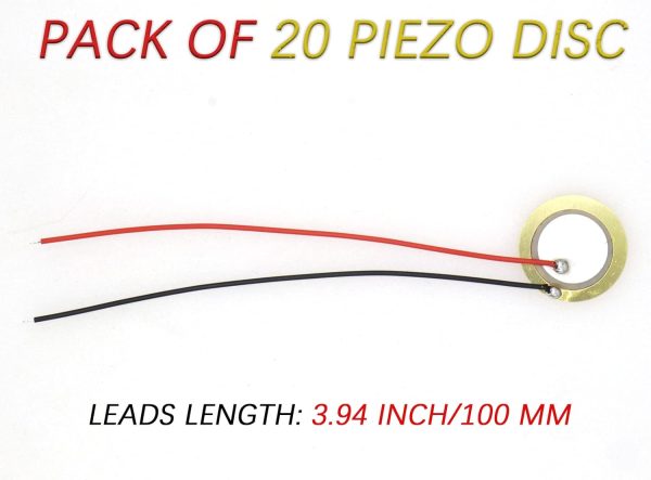 Cheerock Piezo Transducer Brass Ceramic 20mm 27mm DIY-1
