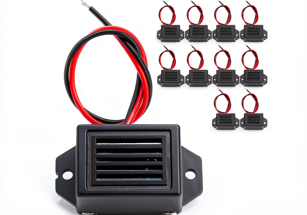 BNYZWOT electronic buzzer installed in an industrial control panel