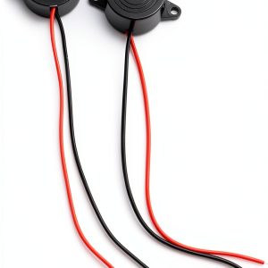Pavo Active Electronic Buzzer 2pcs Black DC 3-24V 85dB-0
