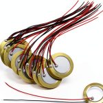 Piezo Transducers Pre-Wired Copper Porcelain Gold White-0