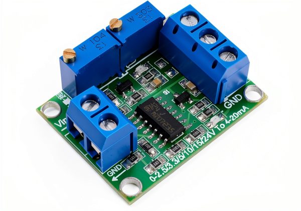 DONGKER Voltage to Current Converter Module 4-20mA Output-5
