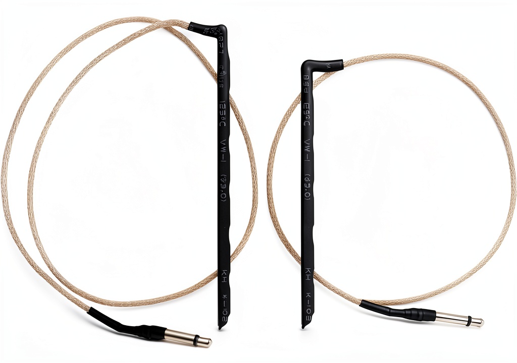 Silver piezo transducer installed on an acoustic guitar bridge