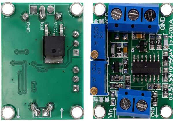 DONGKER Voltage to Current Converter Module 4-20mA Output-2